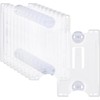 10 Pcs Portatarjeta Carro, SHANDABULIU Tarjetero para Coche con Ventosa,