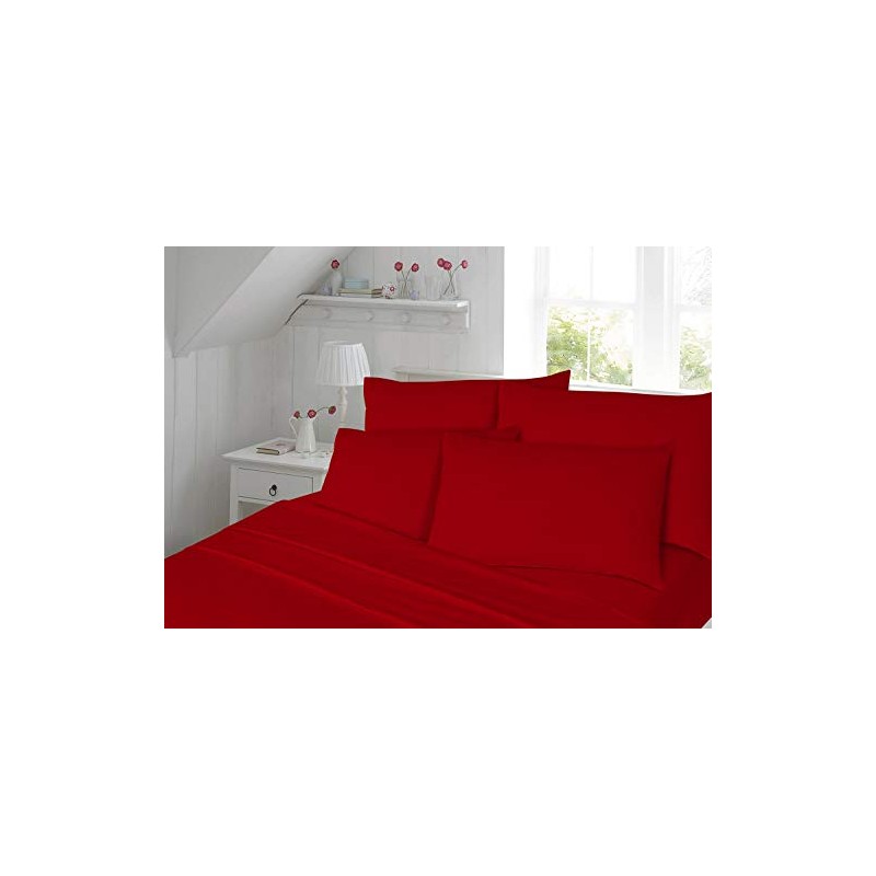 Flannelette Soft Pillow Cases Pair Only - 10 Colors Choice