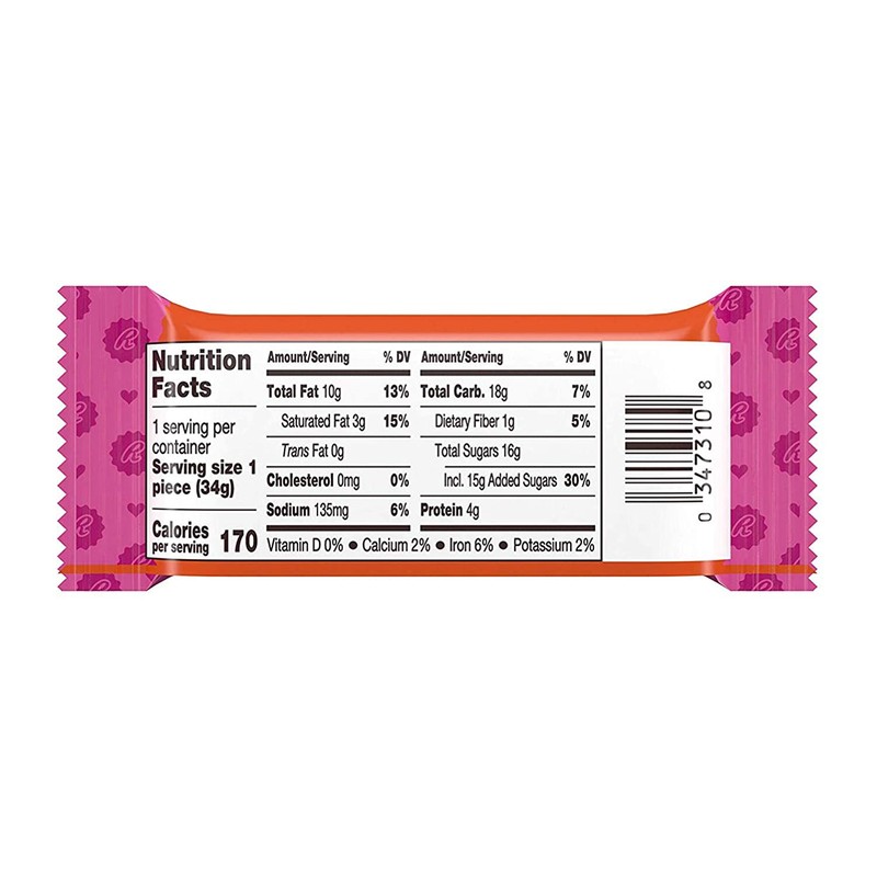 REESE'S, Milk Chocolate Peanut Butter Hearts Candy, Valentine's Day, 1.2