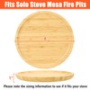 KEESHA Tabletop Fire Pit Mat for Solo Stove Mesa and