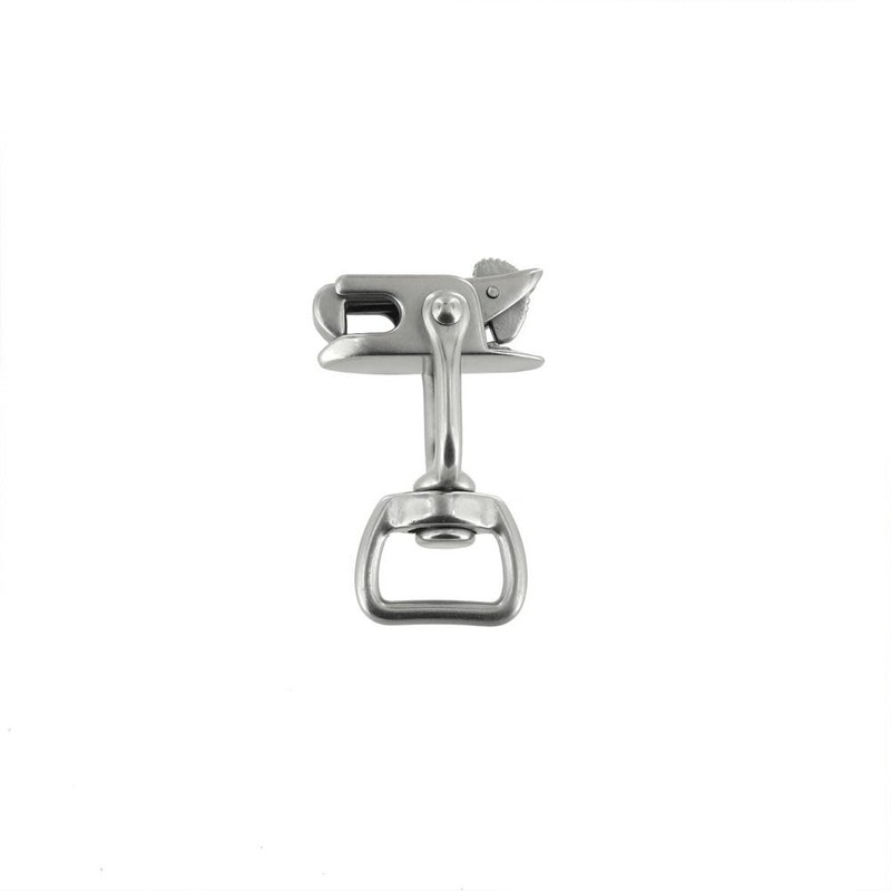 B9570 3/4" Nickel Matte, Swivel Snap w/Locking Jaw, Solid Brass-LL