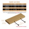 6pcs Wall Shelf Brackets Heavy Duty Floating Shelf Bracket Hidden,Invisible