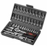 Unbranded 46PCS Socket Wrench Set 1/4" Drive Ratchet Wrench Kit