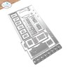 Elizabeth Craft Metal Dies-Tab 5 with sliders EC2056