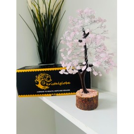 Rose Quartz Crystal Tree - Feng Shui Healing Crystal, Gemstone Tree, Spiritual Gift