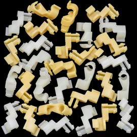 Rexka 15 Sets Tailgate Door Handle Door Lock Rod Clip Set 5 mm Rod Size for Lexus Toyota 69293-12030 69293-12040 Camry, Celica, Corolla, Echo, Highlander, MR2, RAV4, Tundra and 4-Runner