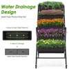 Suyncll Vertical Raised Garden Bed Planter Box,5 Tiers Vertical Garden