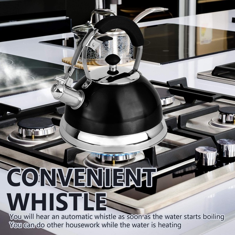 UNIWARE 2.7 LT Heavy Duty Stainless Steel Metallic Blue Whistling