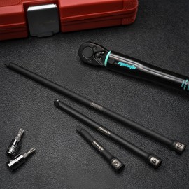 EPAuto 3 Pcs 1/4-Inch Drive Impact Extension Bar Set