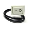 Zing Ear ZE-200 Mini Rocker Switch On-Off White 10A 125VAC