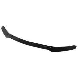 IKON MOTORSPORTS, Front Bumper Lip Compatible with 2017-2021 Honda Civic Hatchback & Si, HFP Style Gloss Black PP Front Air Dam Chin Spoiler 3PCS, 2018 2019 2020