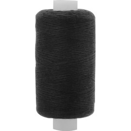 500m Sewing Thread, Strong Multipurpose General Application Thread, for Clothes Attaching Buttons, Repairs, Sewing Machines and Arts and Crafts (1pc Black Spool)