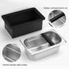 Espresso Knock Box, Stainless Steel Coffee Knock Box Large Capacity