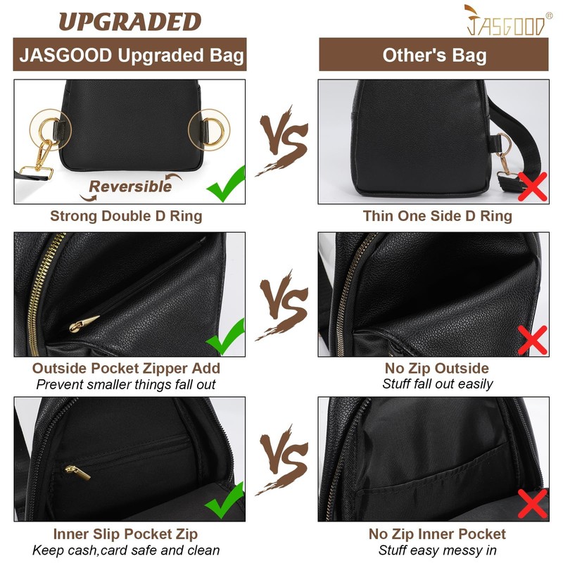 JasGood Backpack, A-Black