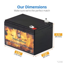 12V 9AH Sealed Lead Acid (SLA) Battery for Power Patrol Backup 1075