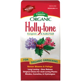 Espoma Organic Holly-Tone 4-3-4 Natural & Organic Evergreen & Azalea Plant Food; 8 lb. Bag; The Original & Best Fertilizer for All Acid Loving Plants Including Rhododendrons & Hydrangeas.