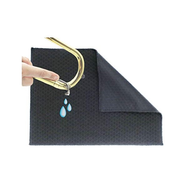The Original Spit Catcher by Brasstache - For Brass/Wind Instruments,
