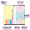 Mr. Pen- Sticky Note Set, 380 Pack, Pastel Colors, Transparent