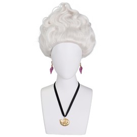 BESTBEL 3 Pcs Short Grey Wig for Women Short Silver White Layered Wigs