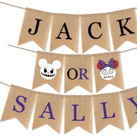 Jack or Sally Gender Reveal Banner