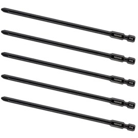 5 x Rennie Tools 141mm Long PH2 Compatible with Makita 6834 Autofeed Collated Drywall Screwdriver Gun Bit Heavy Duty Phillips No.2