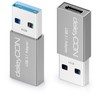 deleyCON USB C to USB Adapter [Pack of 3] C