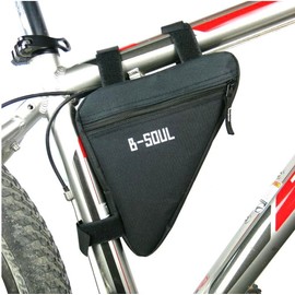 Bolsa Porta Herramienta Para Cuadro Bicicleta Maletín Triangular Impermeable Bici Ciclismo Color Negro Para Abajo De Asiento Sillin para Bicicleta Montaña Carretera