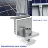 Adjustable Solar End Clamp Solar Panel Mounting Bracket Solar Panel
