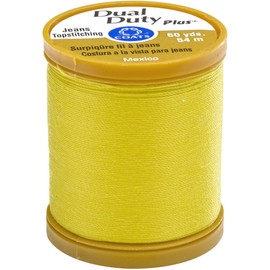 Coats S977-7260 Dual Duty Plus Jean & Topstitching Thread, Mimosa
