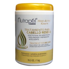Tratamiento Para Cabello Reseco Con Keratina Nutrapel 1kg
