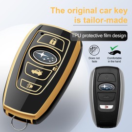 ZSPDACC for Subaru Key Fob Cover Car Key Case Protector fits Ascent BRZ Crosstrek Forester Impreza Legacy Outback Solterra WRX Accessories
