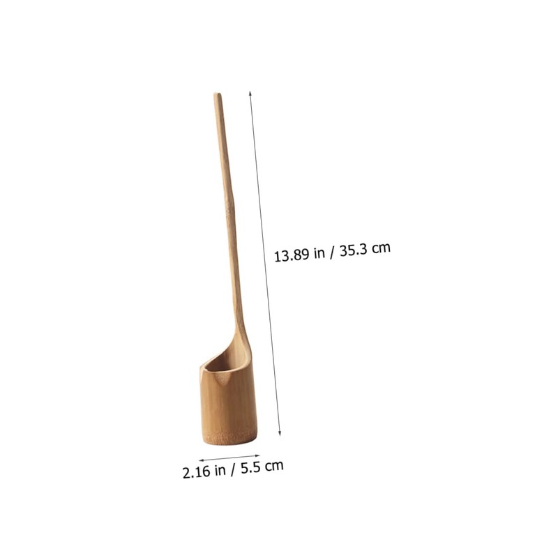 MAGICLULU Bamboo Wine Ladle with Long Handle Multi-Functional Kitchen Gadget