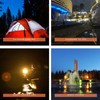 Camping Lantern ABS Plastic Portable USB and Solar Charging Survival