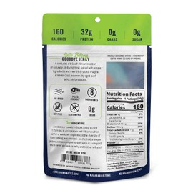 Lime Chili Kalahari Biltong, Air-Dried Thinly Sliced Beef, 2oz (Pack of 3), Sugar Free, Gluten Free, Keto & Paleo, High Protein Snack