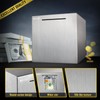 hizgo Piggy Bank for Adults Stainless Steel Savings Bank to
