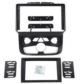 DKMUS Double Din Dash Radio Trim Kit for Dodge Ram 1500 2500 5500 2013-2019 Installation Bezel 9 Inches (Ram 1500/2500)