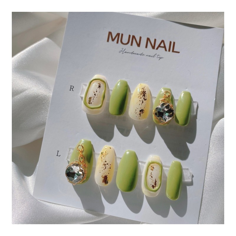 MunNail Moon Nail Green TeaColor changeable - Ballerina / MunNail
