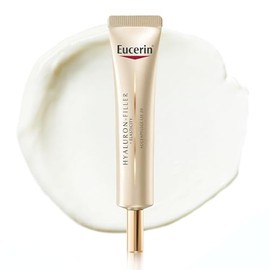 Eucerin Hyaluronic Filler + Elasticity Eye Care SPF 20 15 ml, Anti-Age Eye Cream Tightens the Eye Area and Brightens Dark Eye Shadows, Formula with Hyaluronic Acid and Collagen