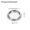 sourcing map 12Pcs Air Vents Circular Flat Soffit Vent 53mm/2.1"