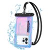 IPX68 Waterproof Phone Pouch with Lanyard - Dazzling Purple