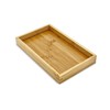 Bam & Boo (1-Pack) Natural Bamboo Rectangle Serving & Vanity