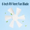 6’’ Replacement RV Vent Fan Motor & Fan Blade, 12V