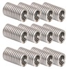 50Pcs Wire Thread Insert Stainless Steel Bushing Screw Hole Repair