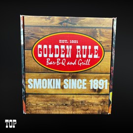 Golden Rule BBQ Sauces Gift Box - Top 3 Varieties from Oldest BBQ Joint in USA - Includes Alabama White Sauce, Original BBQ, & Rib Glaze- Gift for Men