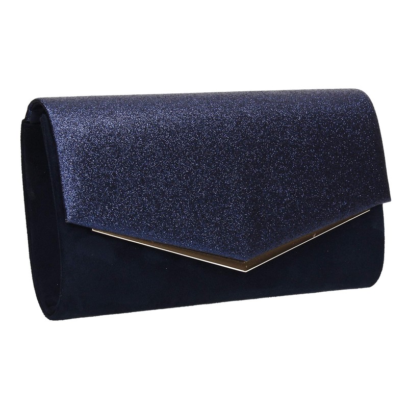 SwankySwans Women's Janey Clutch Bag, navy