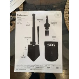SOG ELITE F19-N ENTRENCHING TOOL BLACK STEEL GLASS REINFORCED NYLON HANDLE NEW