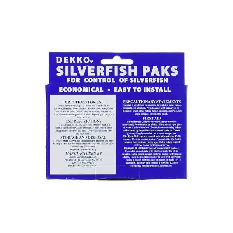 D Ekko Silverfish Paks (Pack of 2)