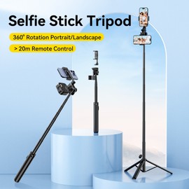 Universal Ulanzi MT-70 Portable Selfie Stick Tripod with Remote for Smartphone Camera