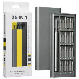 Unbranded 25 in 1 S2 Bits Precision Screwdriver Set Magnetic Screwdriver Repair Tool Kit A