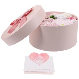 OHPHCALL Flower-shaped Soap Present for Mom Mother's Day Present Box Premium Soap Flower Decor Color